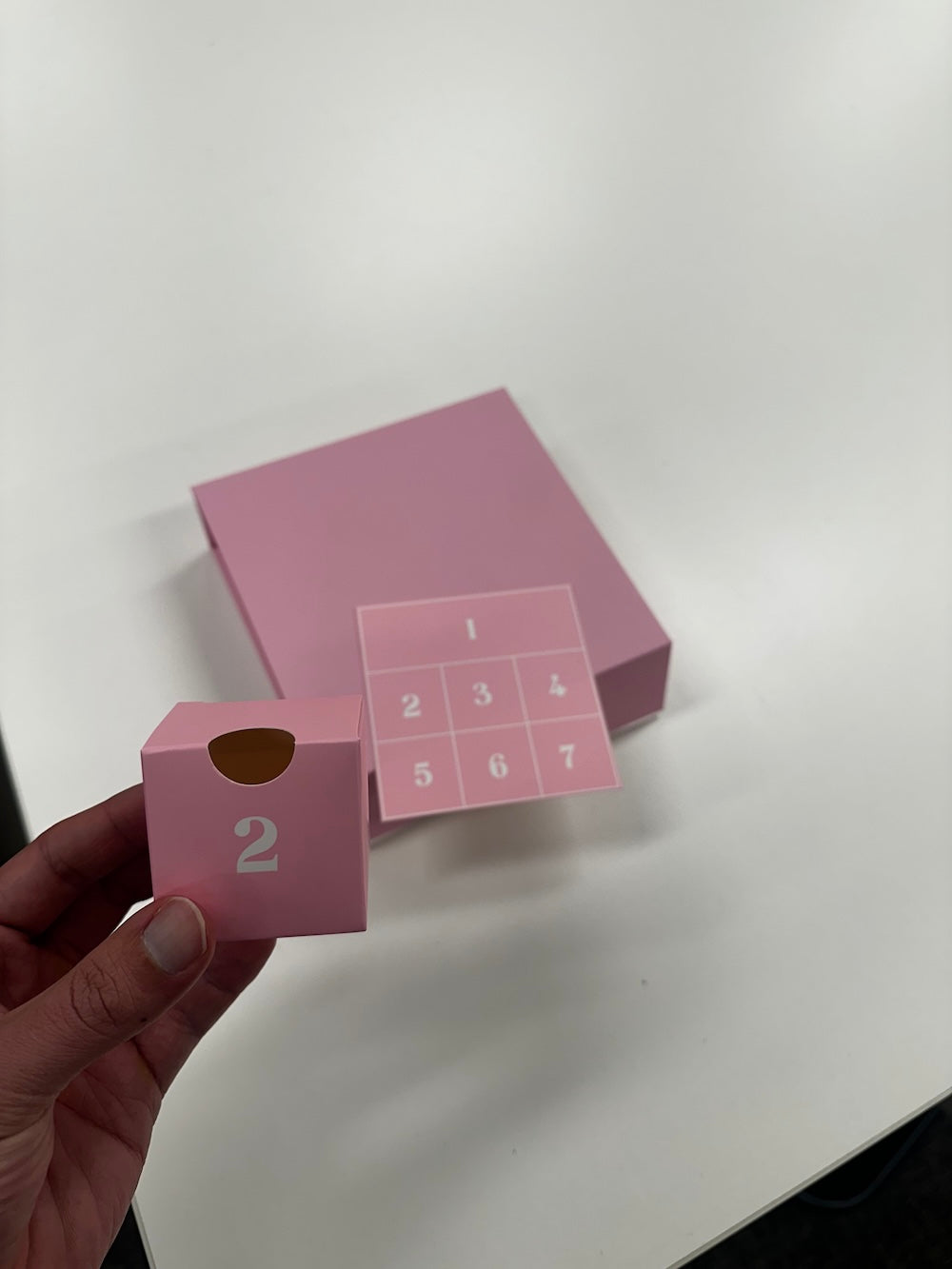 7 Day Calendar Boxes